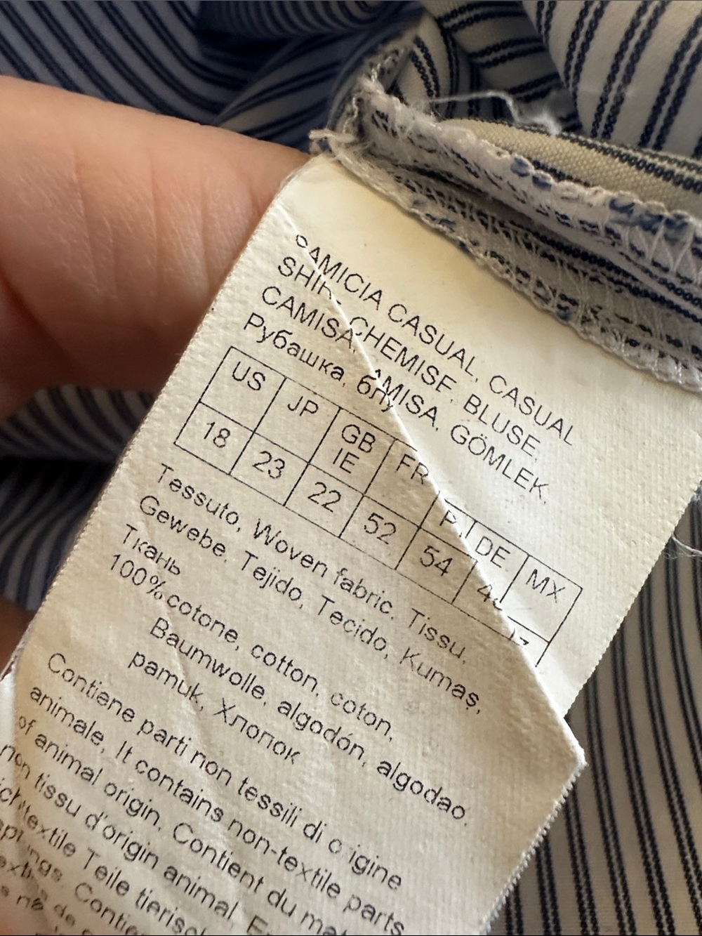 MARINA RINALDI Pinstripe Shirt - Picture 3 of 6